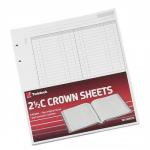 Twinlock 2.5C Crown Treble Cash Sheets Ref 75839 [Pack 100]